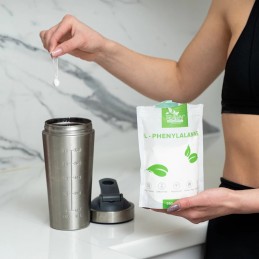 Raw Powders L-Fenilalanina 250 grame Beneficii L-Fenilalanina: ajuta în producerea de neurotransmițători, ajută la reducerea dur